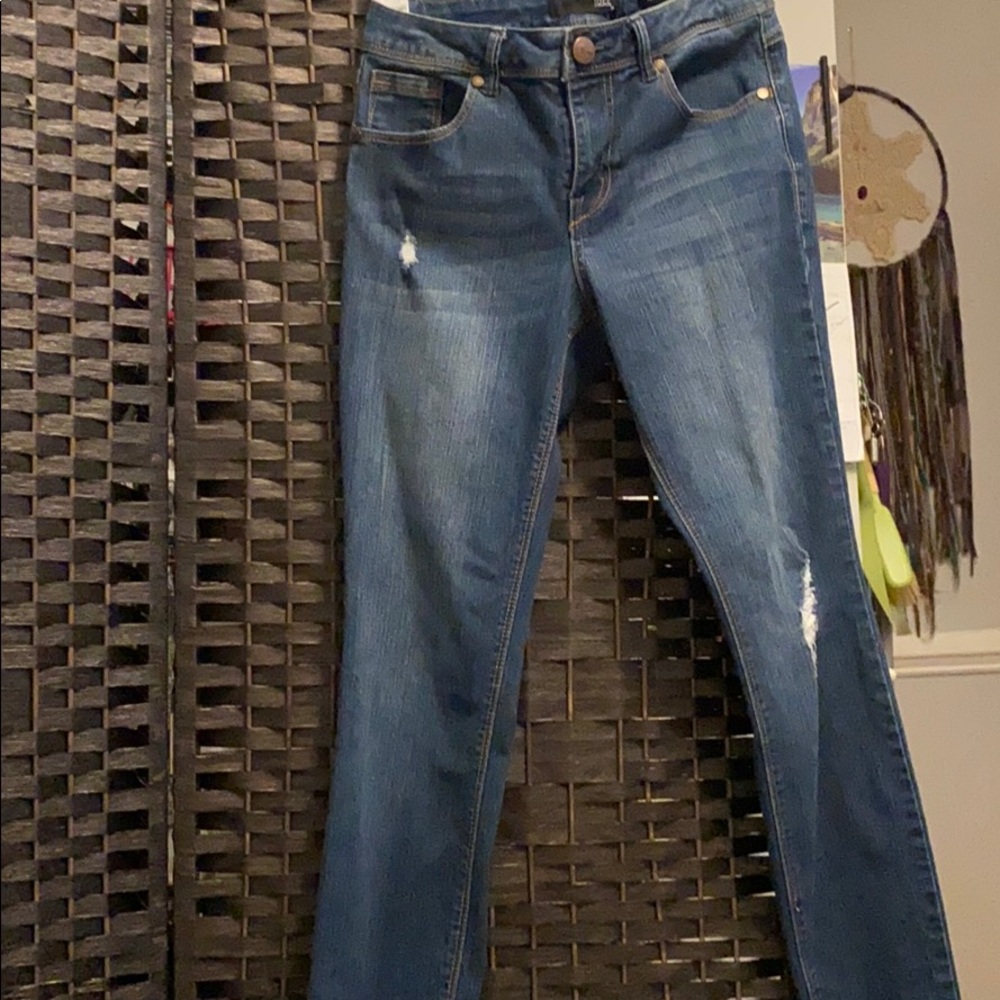 Skinny Blue Jeans